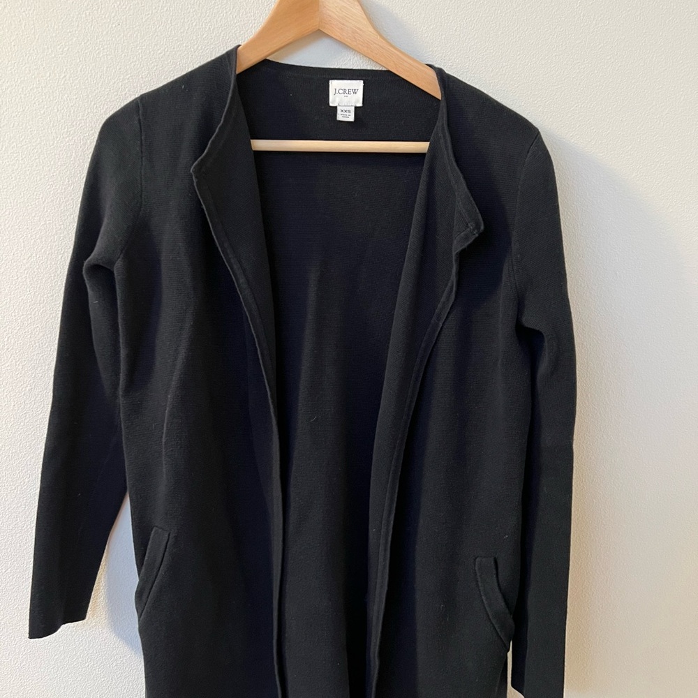 J.Crew Classic Black Knit Cardigan
